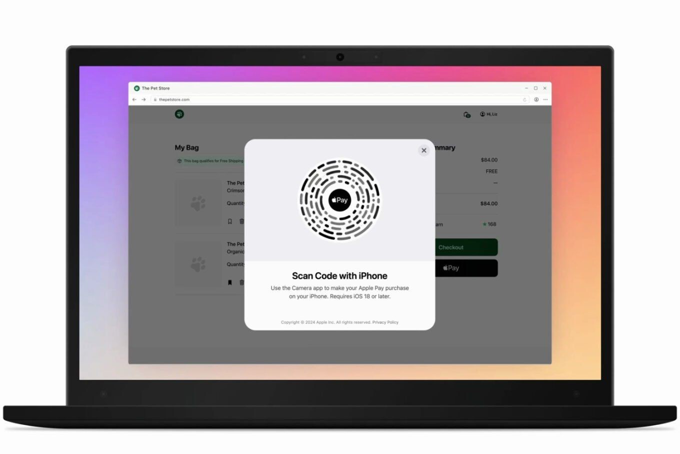 apple-Pay-IOS-18 QR code